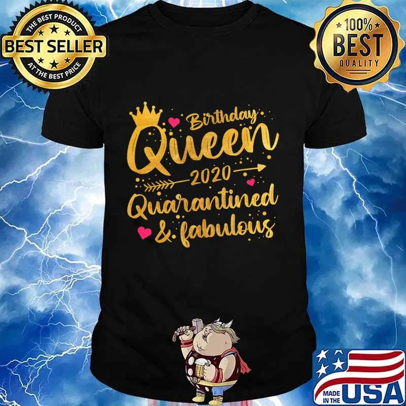 Birthday Queen 2020 Quarantined Cute Birthday Gift 2020 T-Shirt