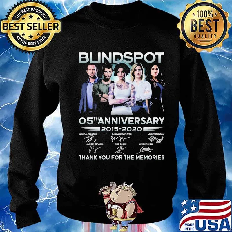 Blindspot 05th anniversary 2015 2020 thank for the memories signatures s Sweater