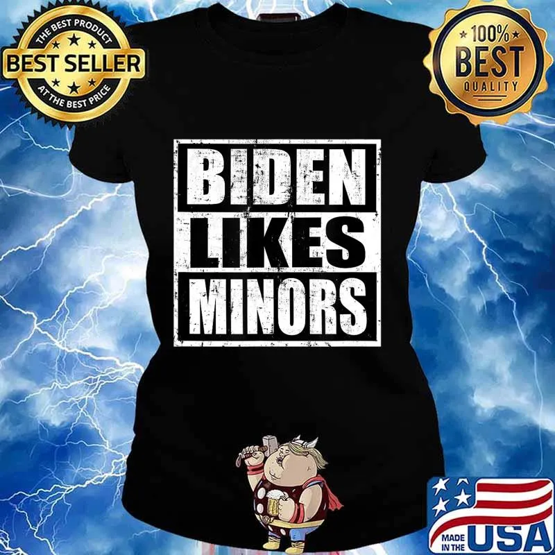 BLM Biden Likes Minors 2020 Election T-Shirt Ladies tee