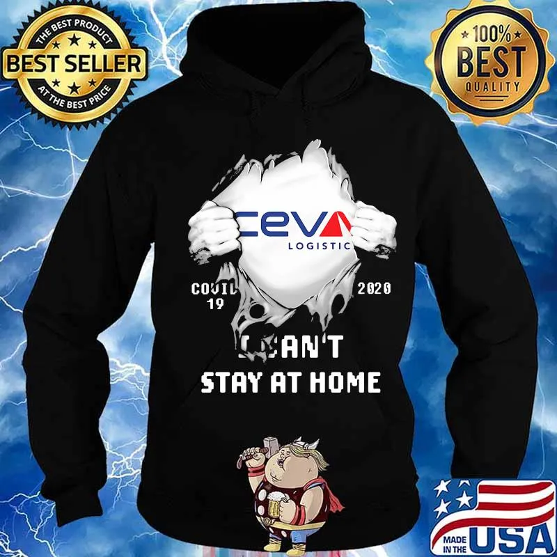 Blood inside ceva logistic i can't stay at home covid-19 2020 s Hoodie