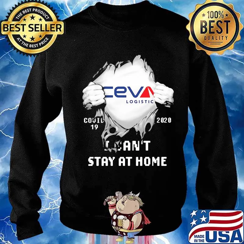 Blood inside ceva logistic i can't stay at home covid-19 2020 s Sweater