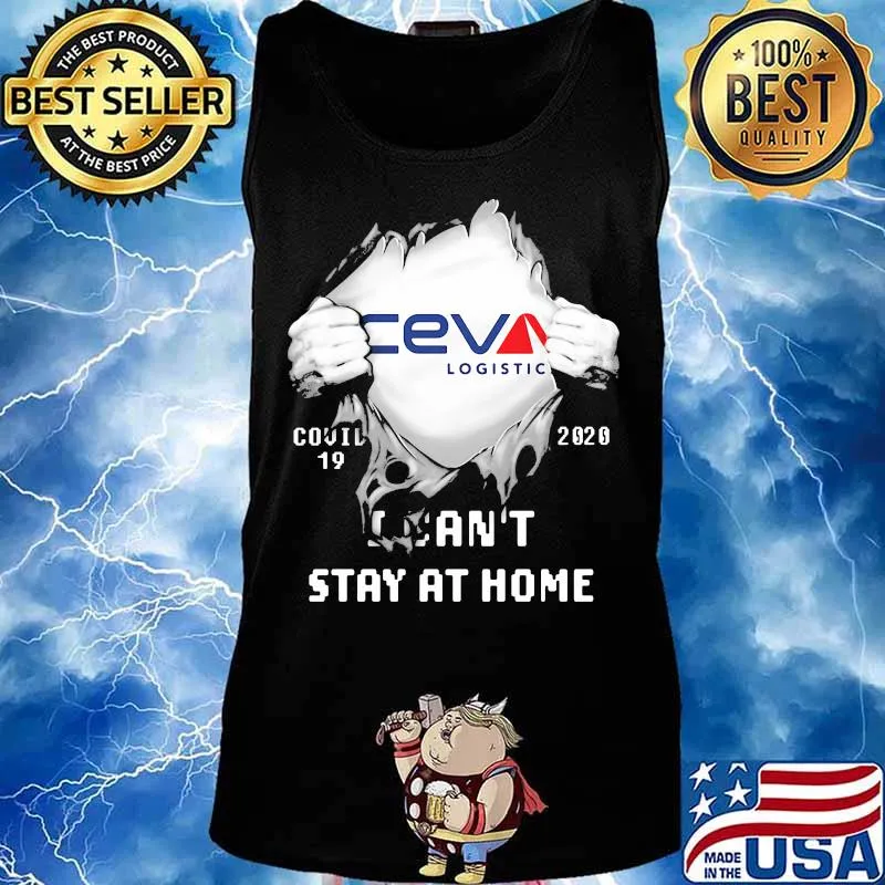 Blood inside ceva logistic i can't stay at home covid-19 2020 s Tank top