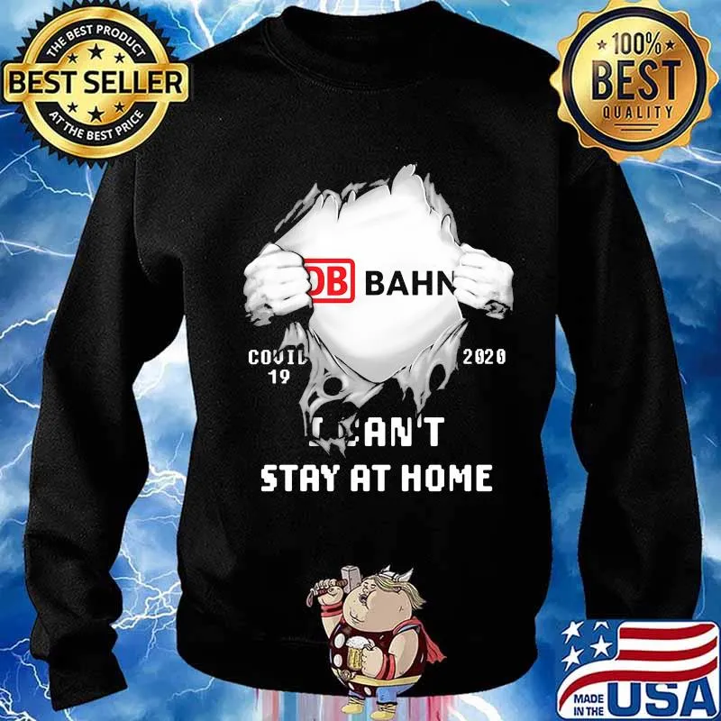 Blood inside db bahn i can't stay at home covid-19 2020 s Sweater