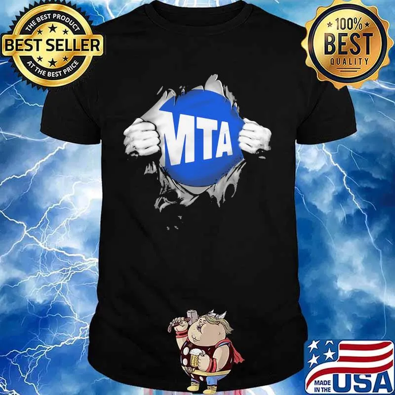 Blood inside mta logo shirt