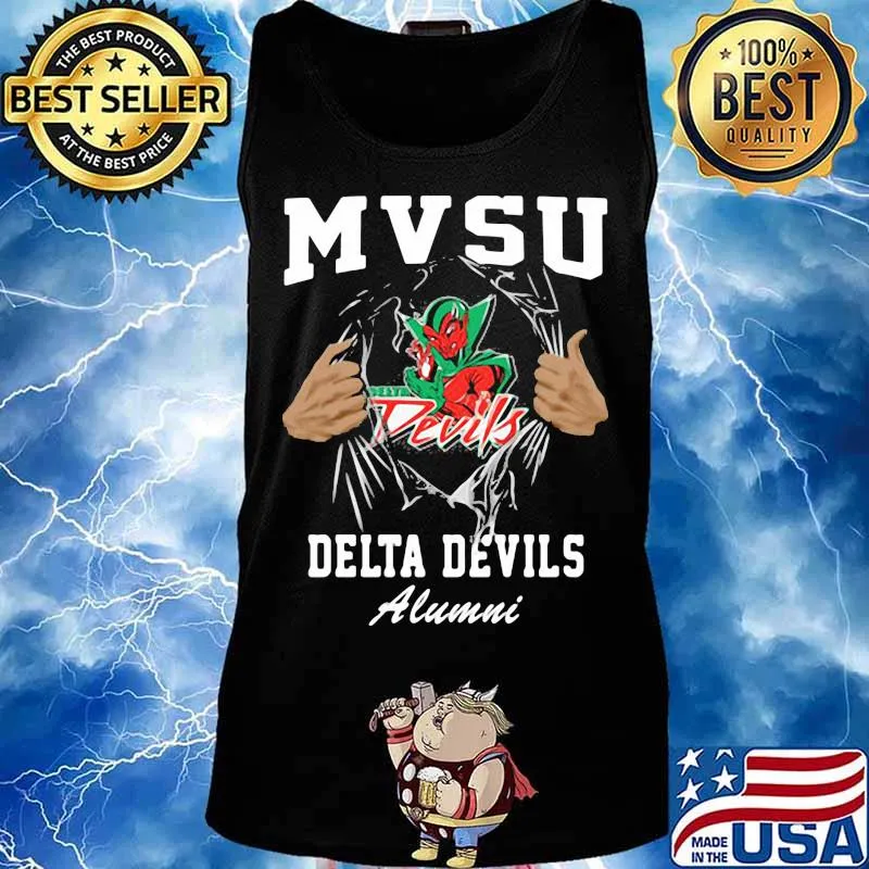 Blood inside mvsu delta devils alumni s Tank top