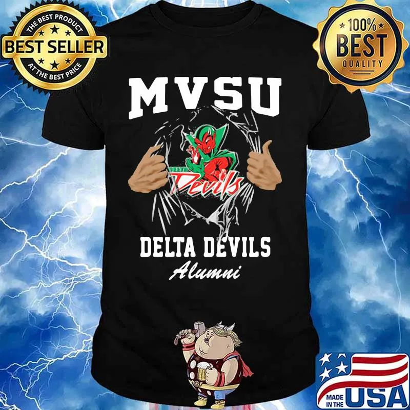 Blood inside mvsu delta devils alumni shirt