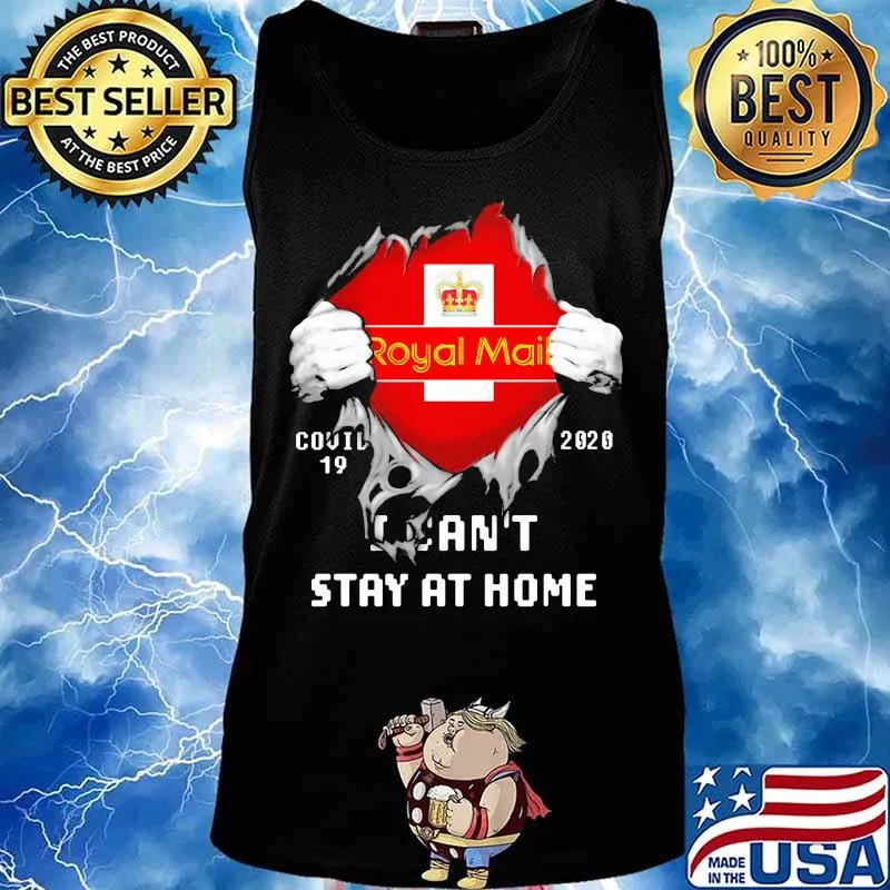 Blood inside royal mail i can't stay at home covid-19 2020 s Tank top
