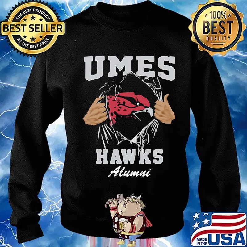 Blood inside umes hawks alumni s Sweater