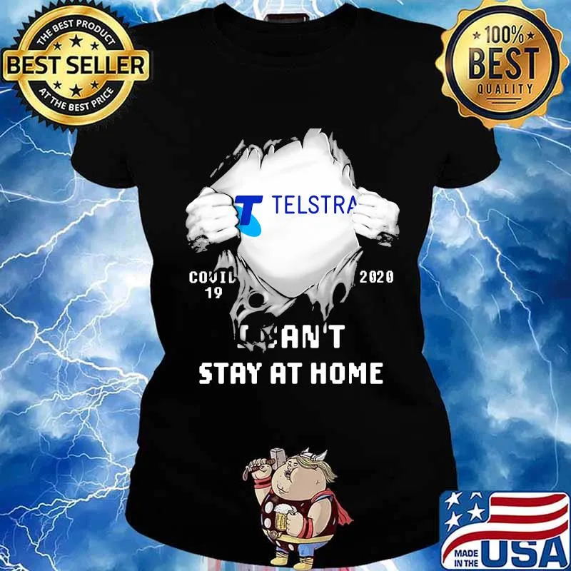 Blood insides telstra i can't stay at home covid-19 2020 s Ladies tee