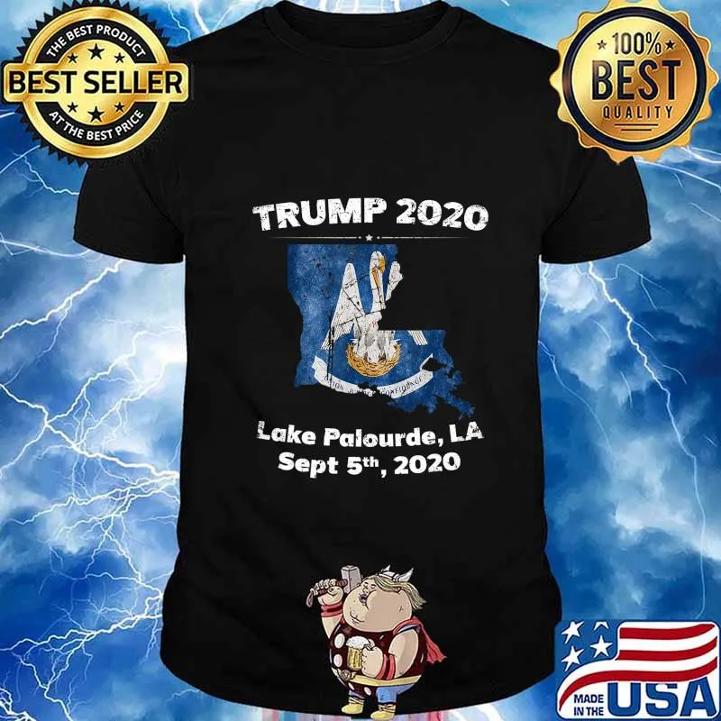 Boaters For Trump 2020 Boat Parade Lake Palourde Louisiana T-Shirt