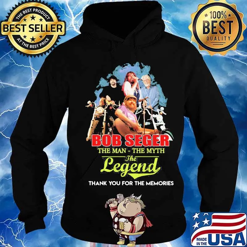 Bob seger the man the myth the legend thank for the memories signature s Hoodie