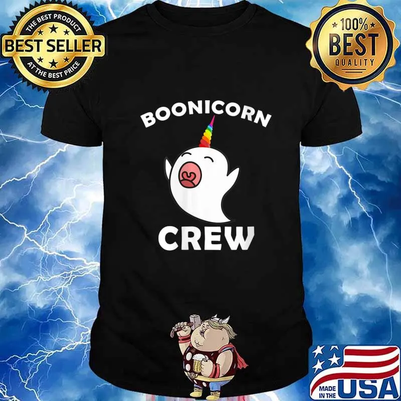 Boonicorn Crew, Cute Halloween Unicorn Ghost Shirt