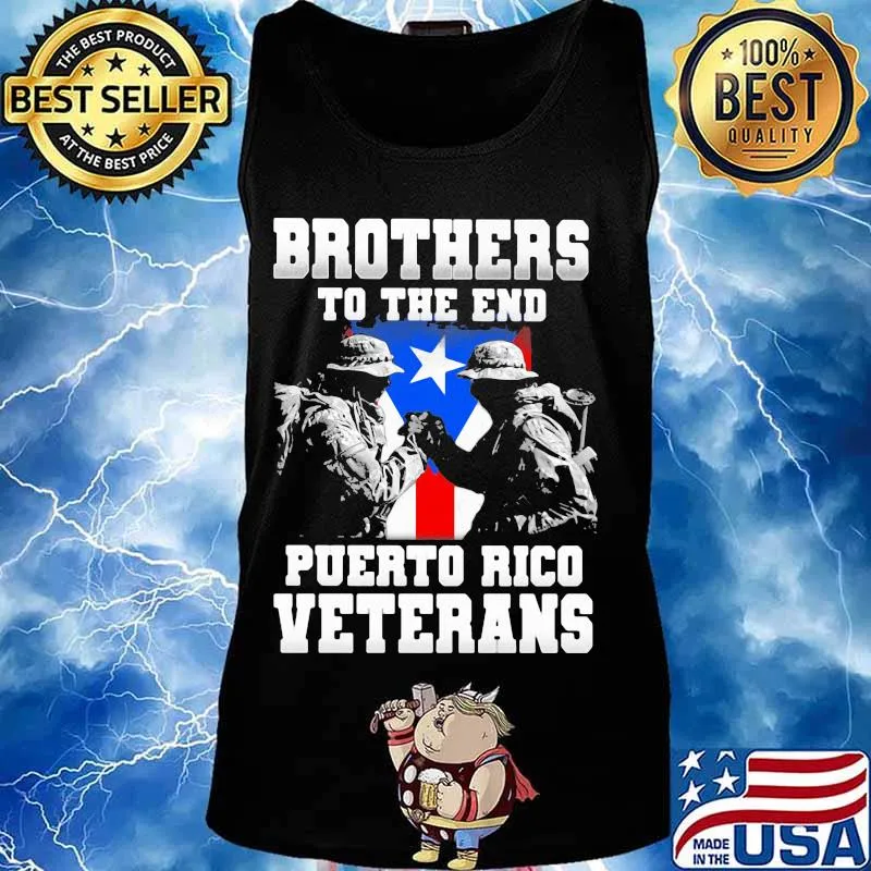 Brothers to the end puerto rico veterans s Tank top
