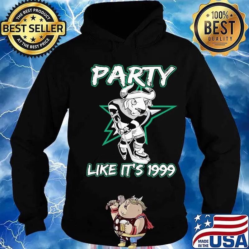 Buffalo dallas star hockey party like it's 1999 s Hoodie