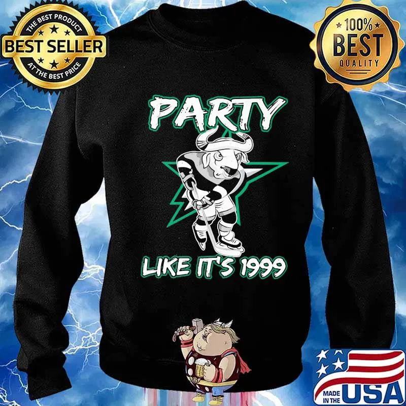 Buffalo dallas star hockey party like it's 1999 s Sweater