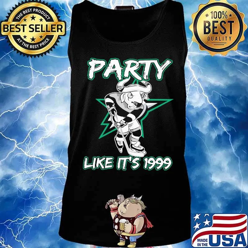 Buffalo dallas star hockey party like it's 1999 s Tank top