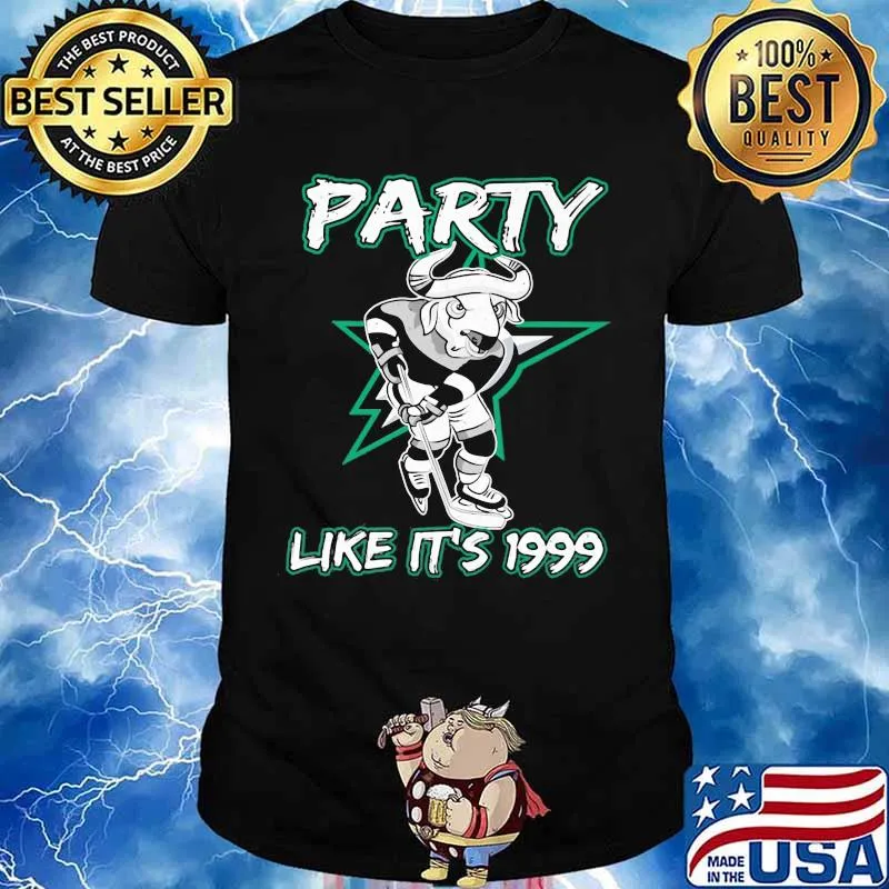 Buffalo dallas star hockey party like it's 1999 shirt