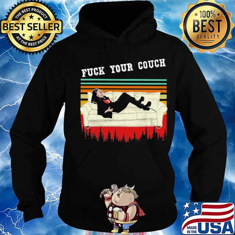 Bunch fuck your couch vintage retro s Hoodie