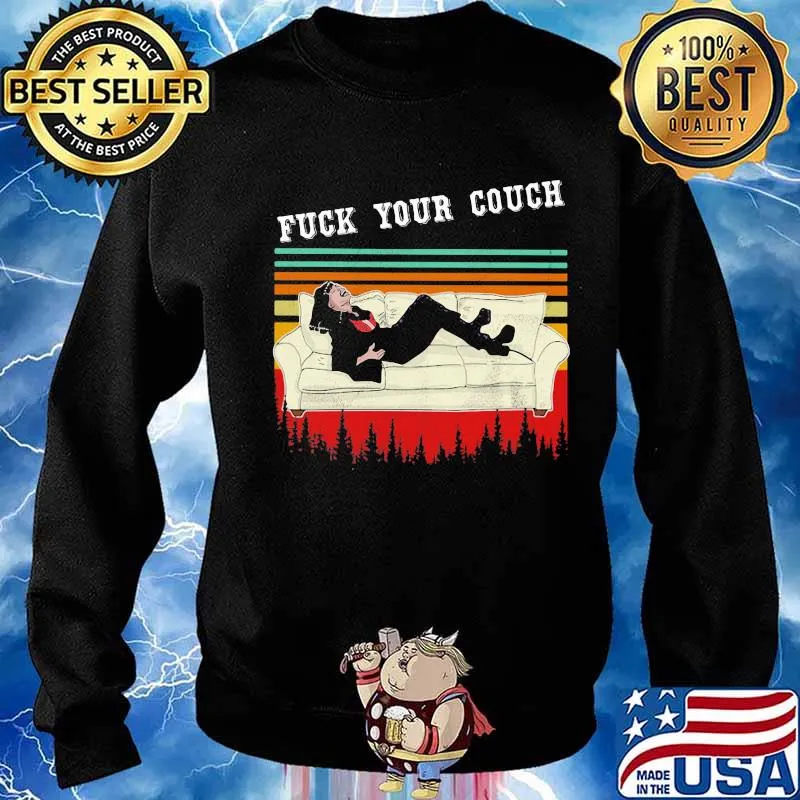 Bunch fuck your couch vintage retro s Sweater