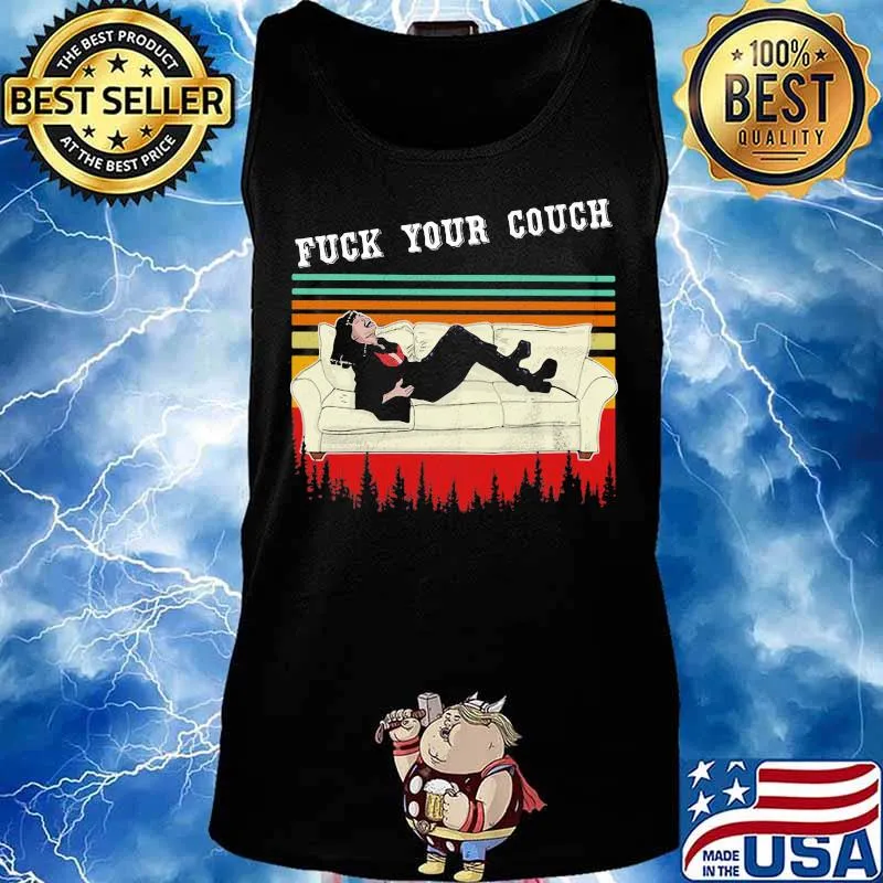 Bunch fuck your couch vintage retro s Tank top