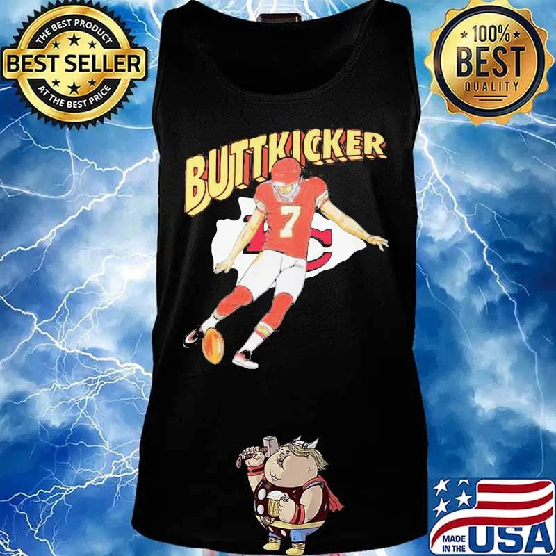 Buttkicker harrison butker 7 kansas city chiefs s Tank top