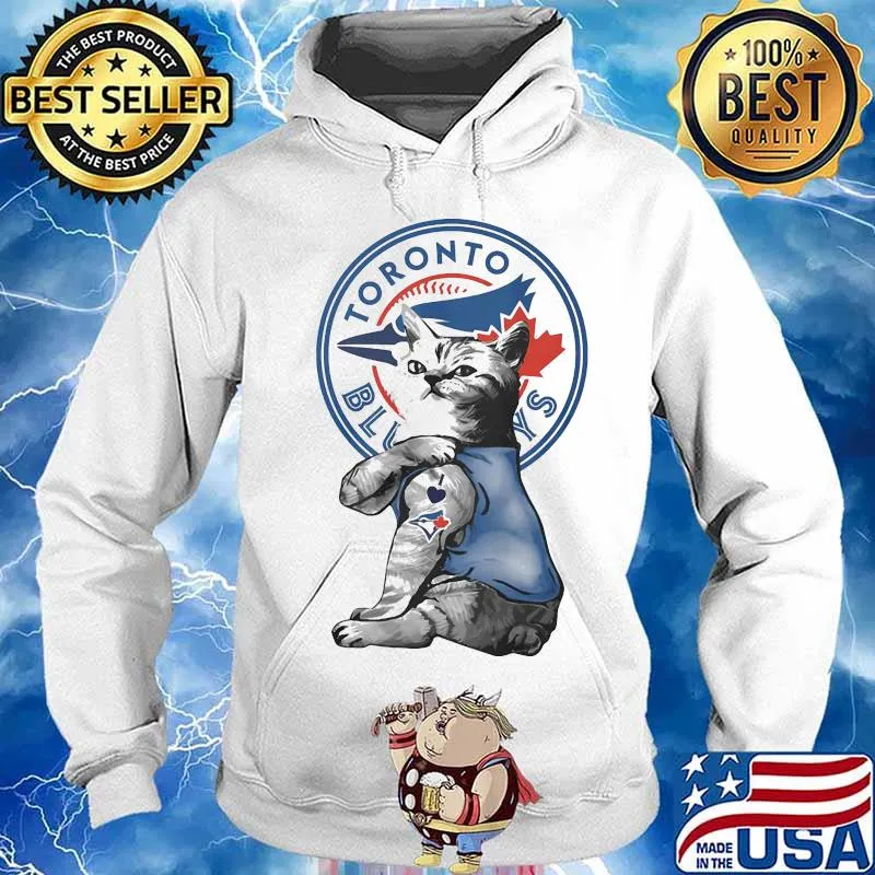Cat tattoos toronto blue rays logo s Hoodie