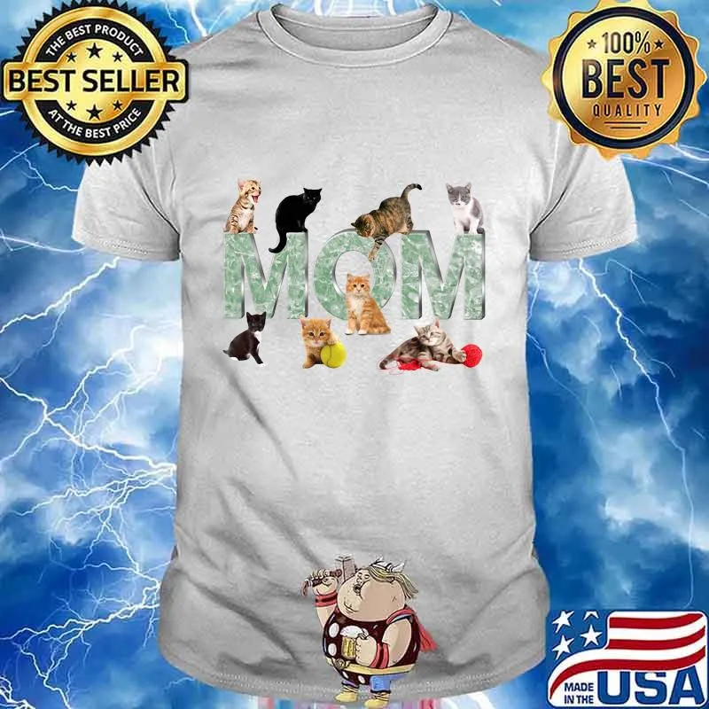 Cats mom happy mothers day shirt