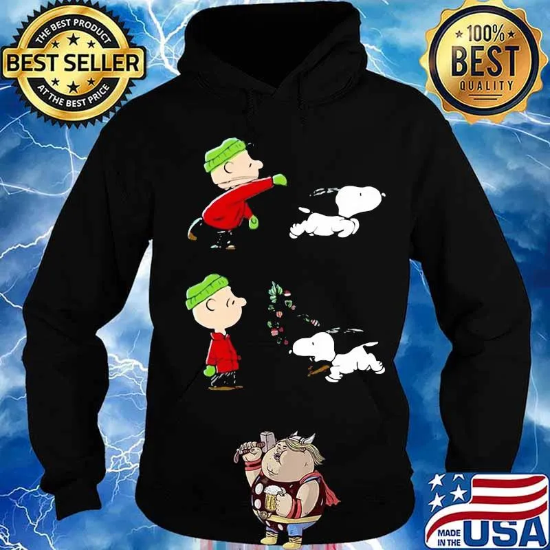 Charlie brown and snoopy merry christmas s Hoodie