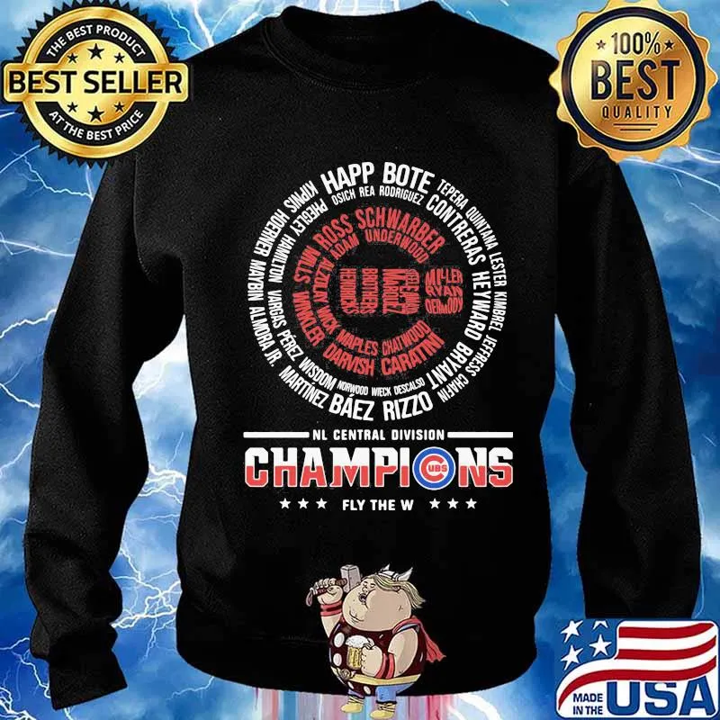 Chicago cubs nl central division champions fly the w s Sweater