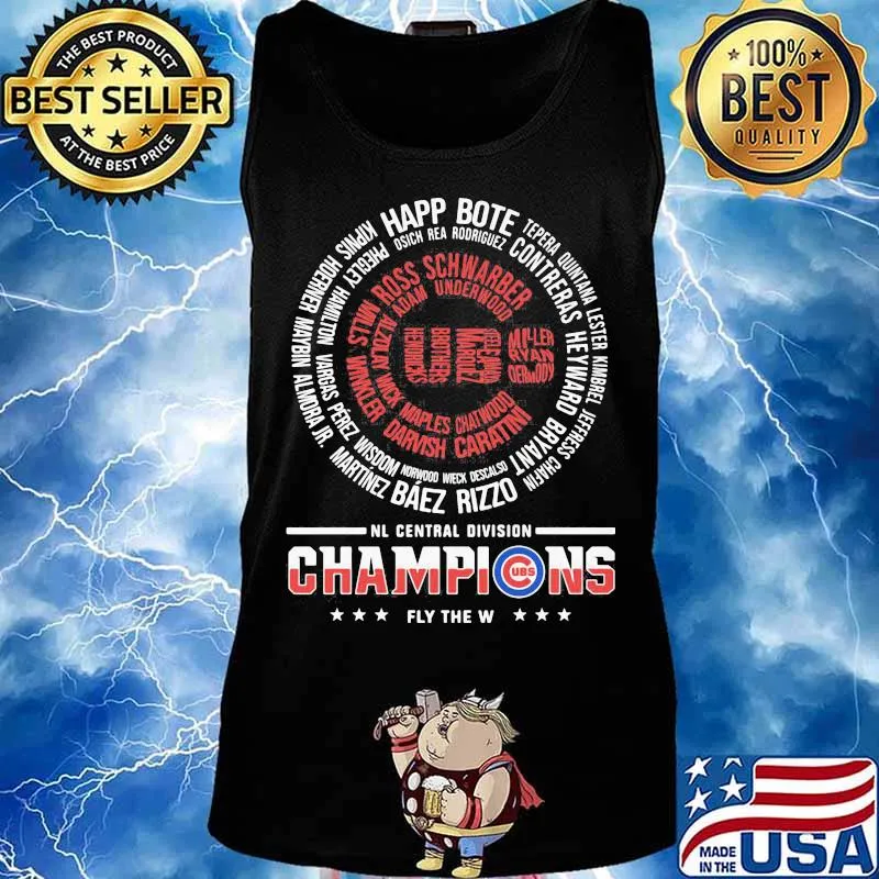 Chicago cubs nl central division champions fly the w s Tank top