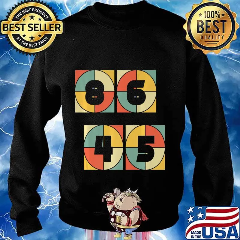 Classic Vintage Style 86 45 Anti Trump Premium T-Shirt Sweater