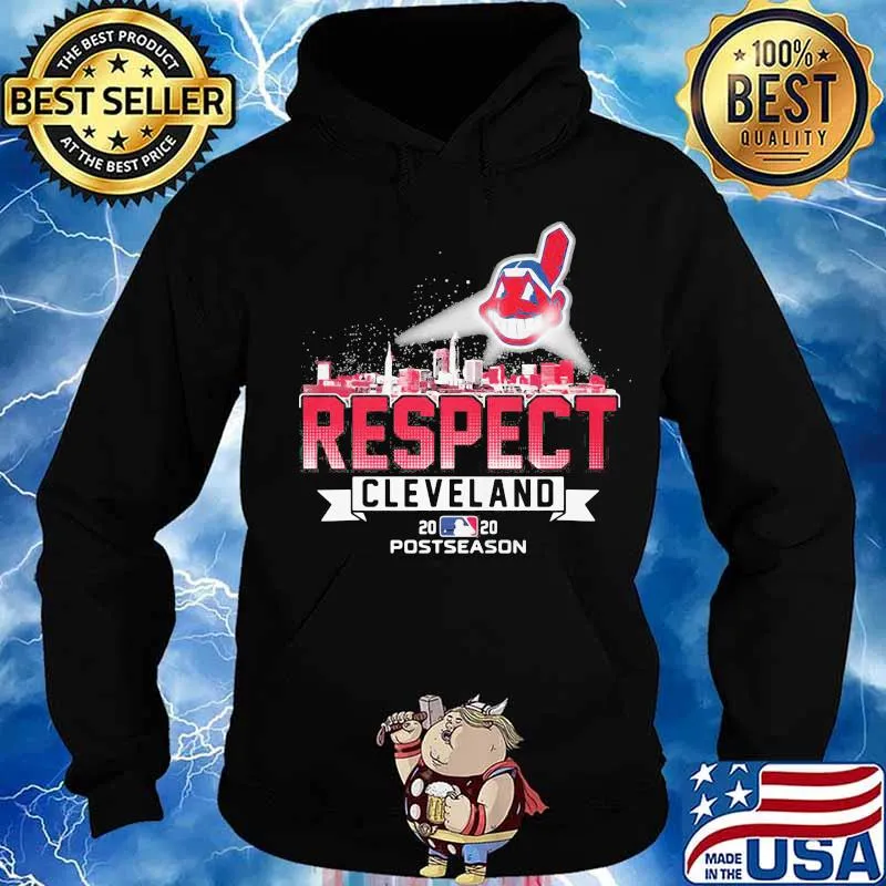 Cleveland indians logo respect postseason 2020 s Hoodie
