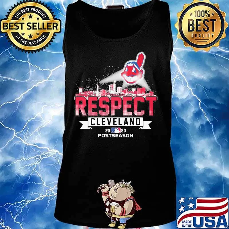 Cleveland indians logo respect postseason 2020 s Tank top