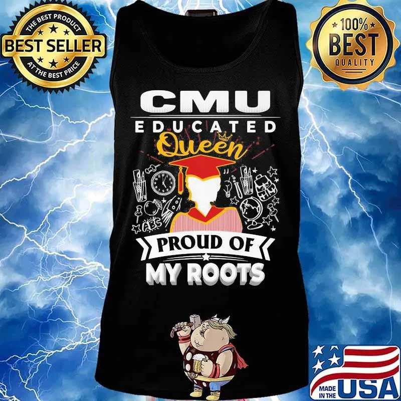 Cmu educated queen proud of my roots s Tank top
