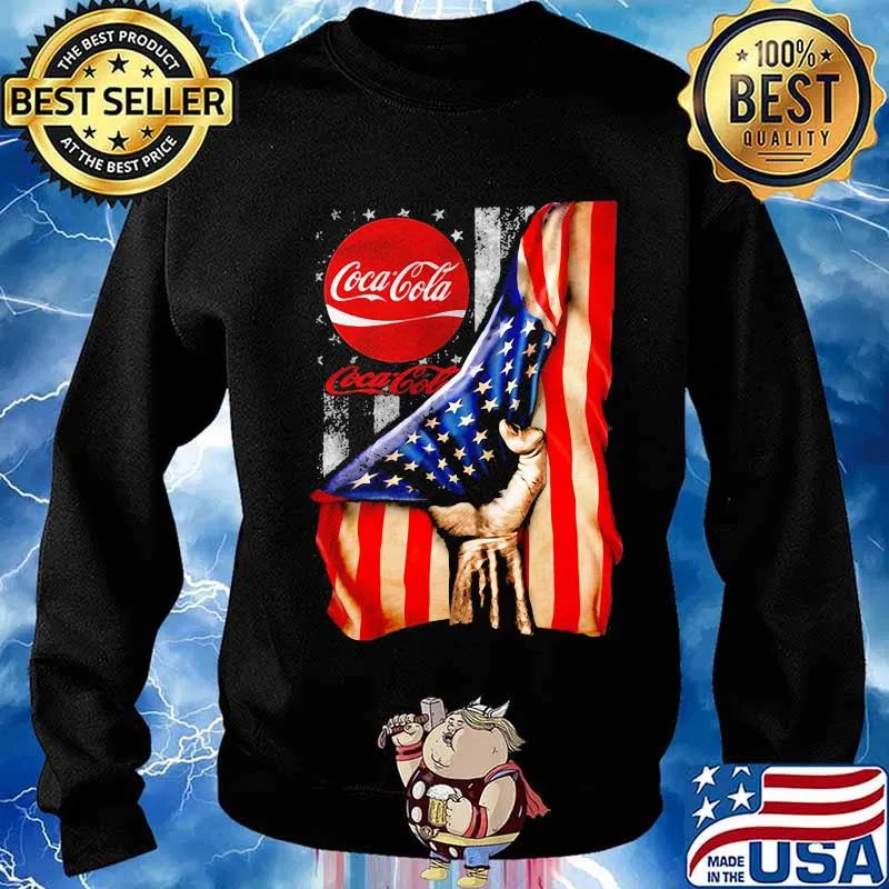 Coca cola american flag s Sweater