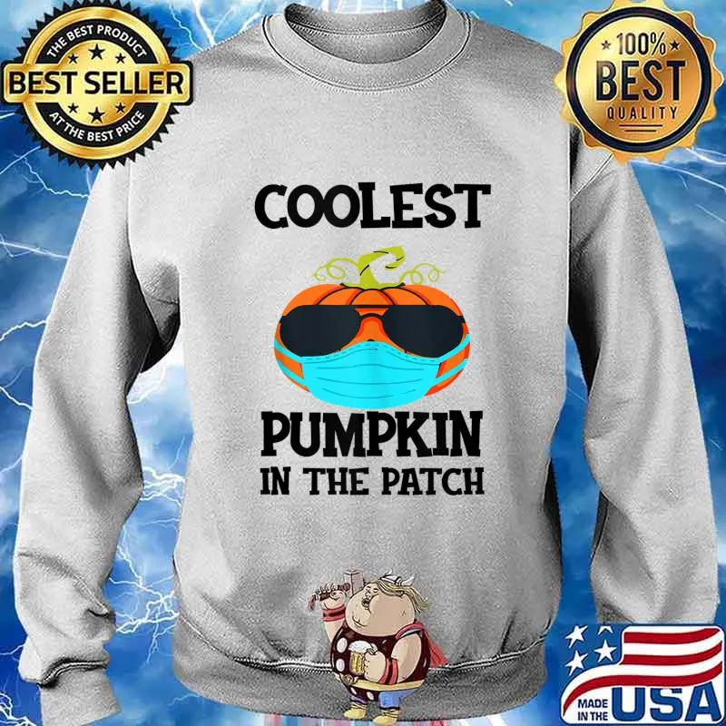 Coolest Pumpkin In The Patch Halloween Boys Girls Quarantine s Sweater
