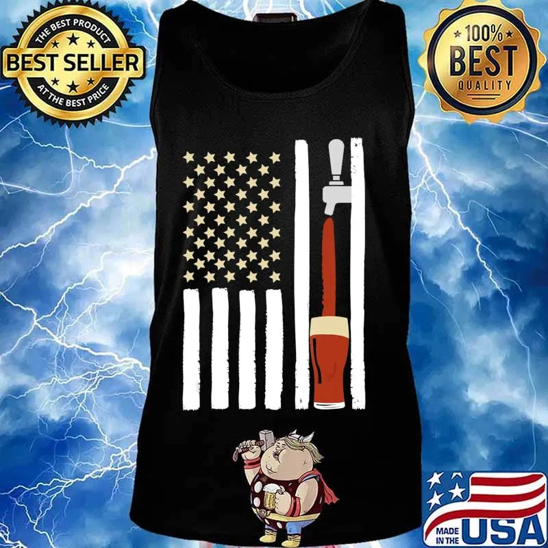 Craft Beer American Flag Great Oktoberfest Brewery Drinking T-Shirt Tank top