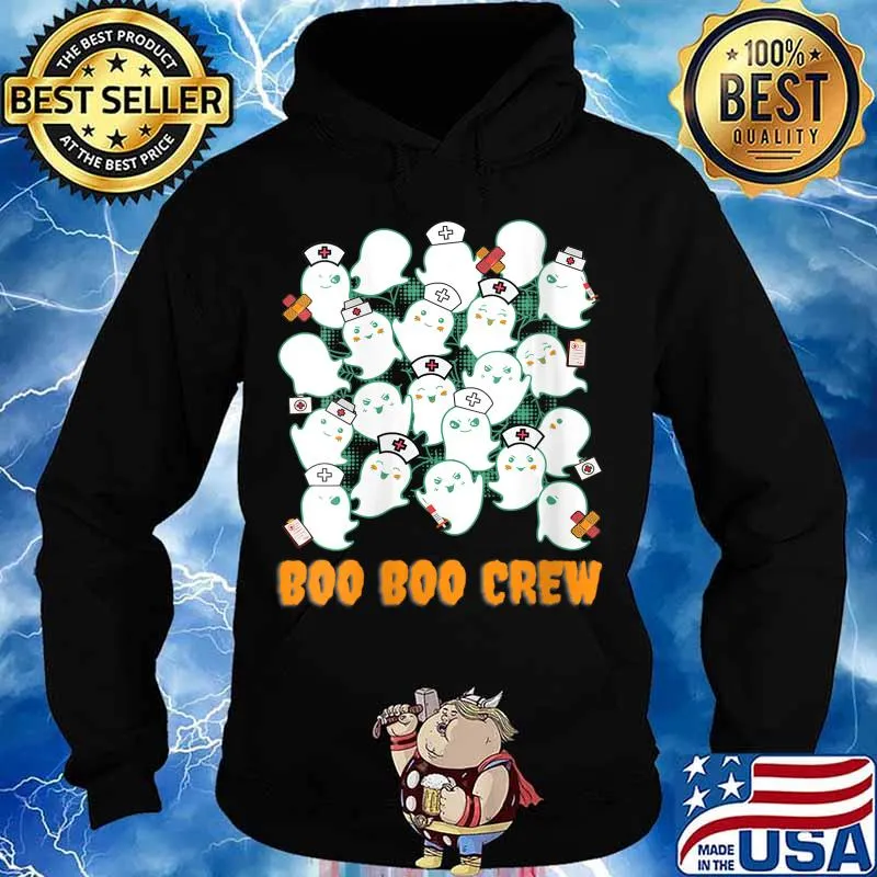 Cute Boo Boo Crew Ghost Nurse s Hoodie