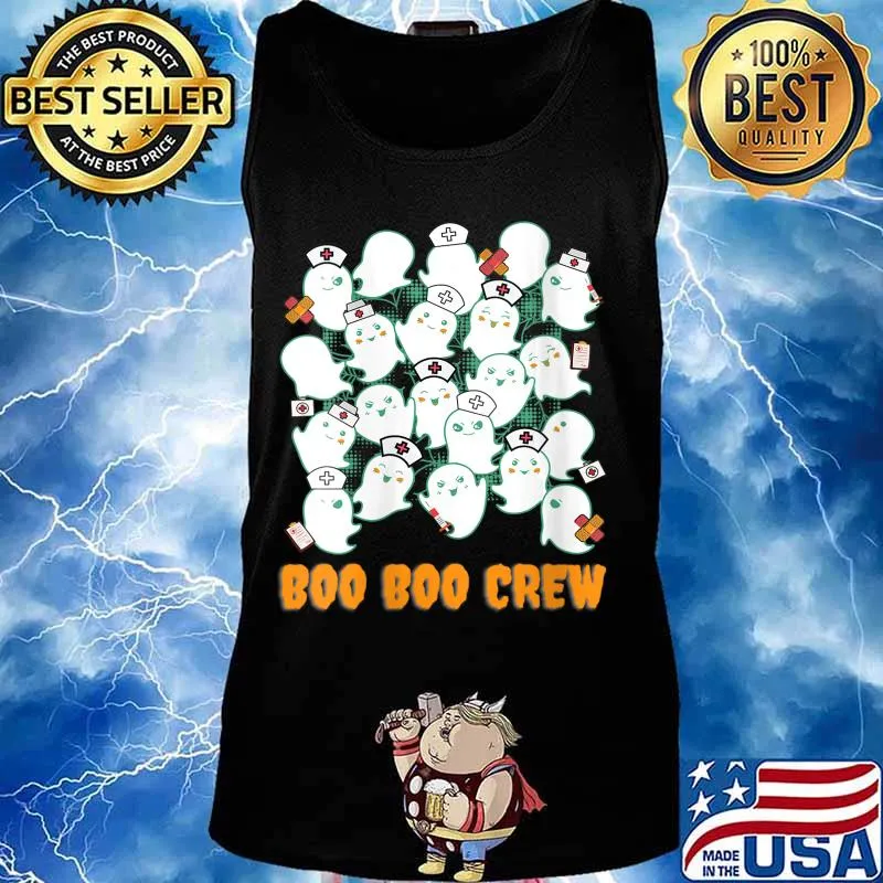 Cute Boo Boo Crew Ghost Nurse s Tank top