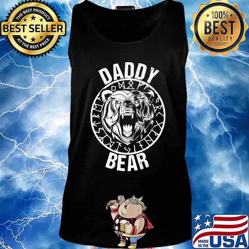 Daddy bear valhalla father's day s Tank top