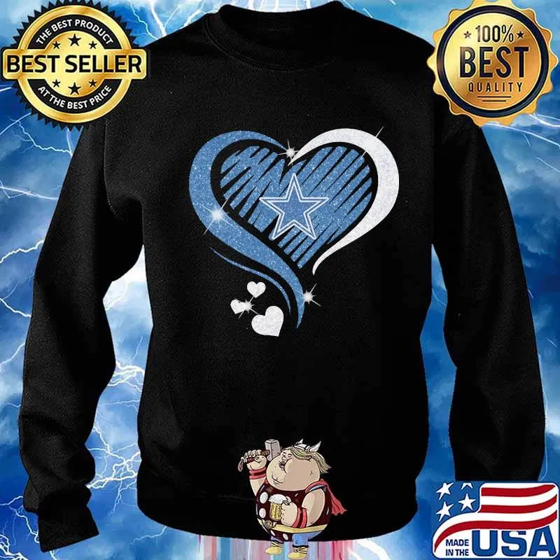 Dallas cowboys hearts diamond s Sweater