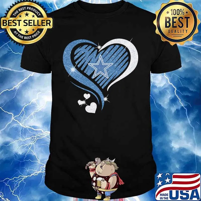 Dallas cowboys hearts diamond shirt