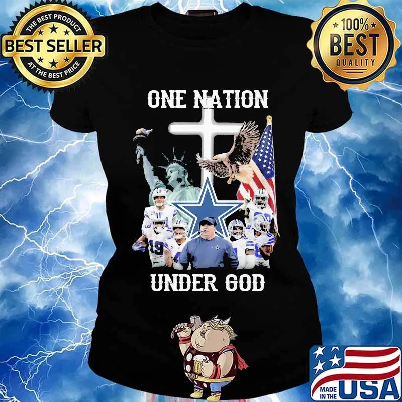 Dallas cowboys one nation under god s Ladies tee