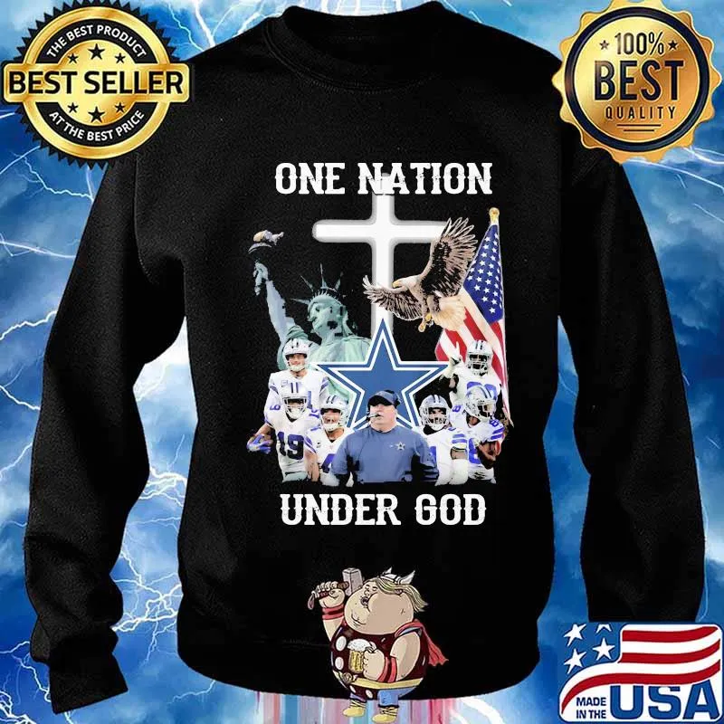 Dallas cowboys one nation under god s Sweater