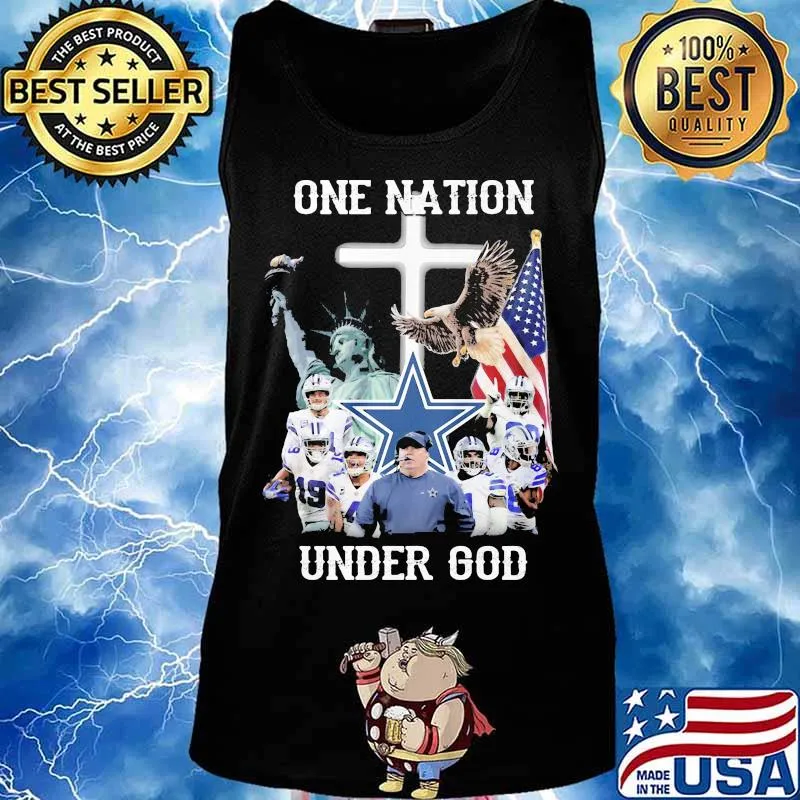 Dallas cowboys one nation under god s Tank top