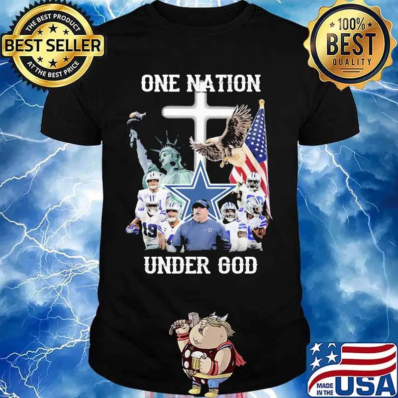 Dallas cowboys one nation under god shirt