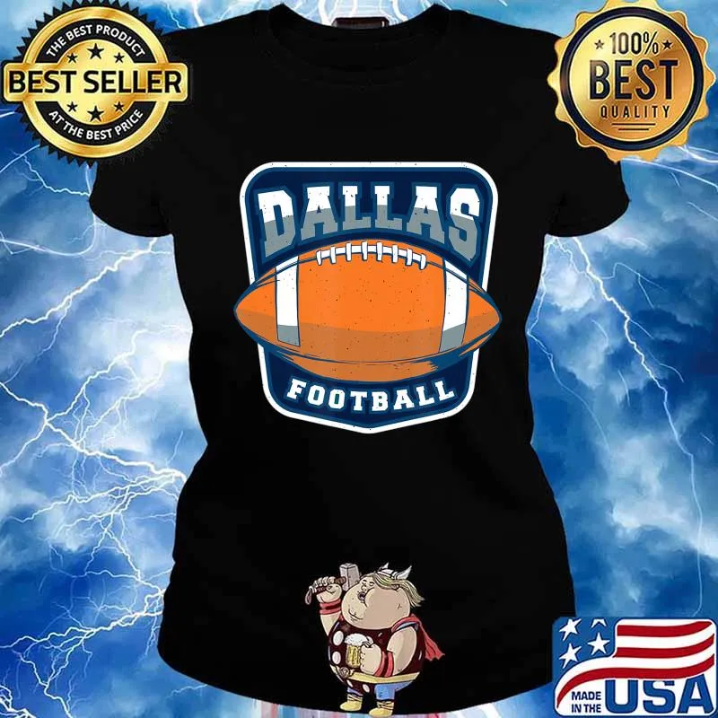 Dallas Football Limited Edition American Football Fan Love T-Shirt Ladies tee