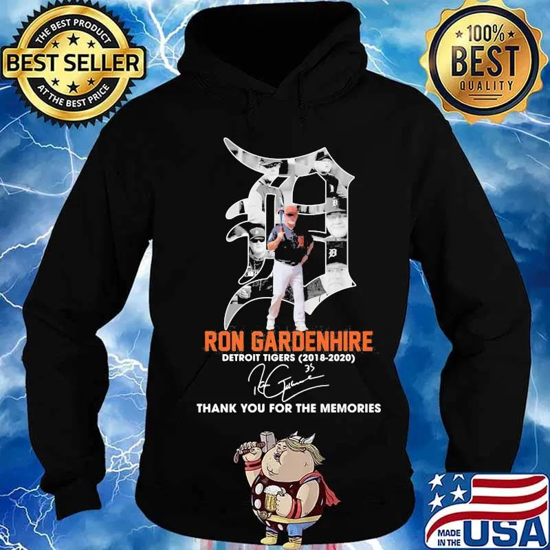Detroit tigers ron gardenhire 2018 2020 thank for the memories signatures s Hoodie