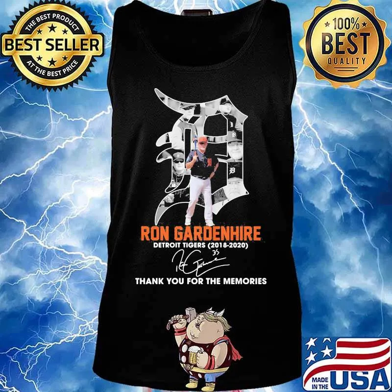 Detroit tigers ron gardenhire 2018 2020 thank for the memories signatures s Tank top