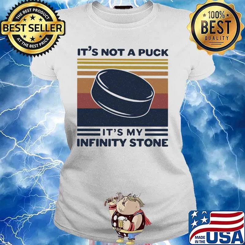 Disc golf it's not a puck it's infinity stone vintage retro s Ladies tee